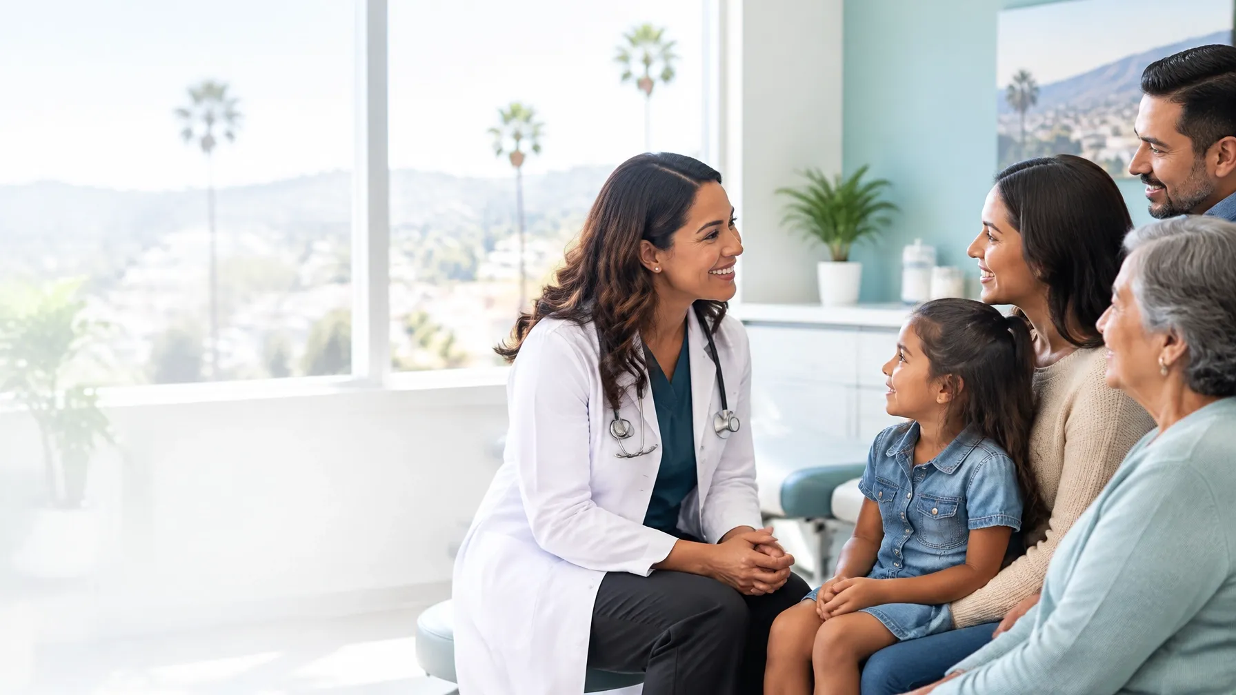 Illustrative image of a primary care visit; not an Alshifaa provider or clinic photo